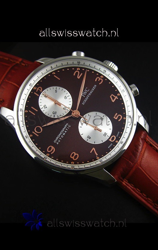 IMG_9081 IWC Portuguese Chronographin Steel Case - 1:1 Mirror Edition Replica 6