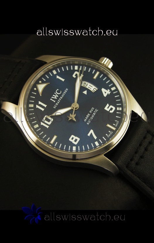 IMG_9081 IWC Mark XVII Stainless Steel Blue Dial Replica 6