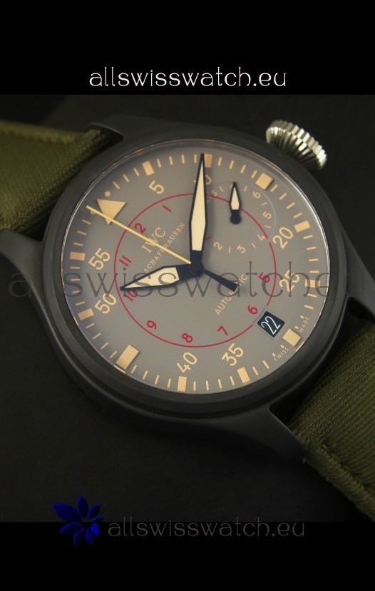 IMG_9081 IWC Big Pilot Top Gun Miramar Ceramic Case - 1:1 Mirror Replica 6