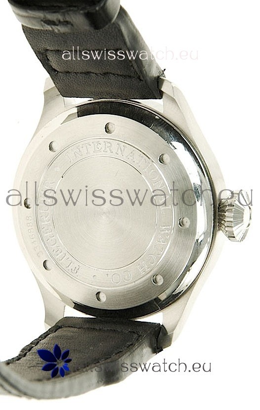 IWC Big Pilot Steel in Black Dial Replica 6