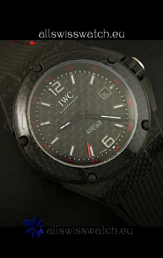 IMG_9081 IWC Ingenieur Carbon Casingin Black Carbon Dial Replica 6