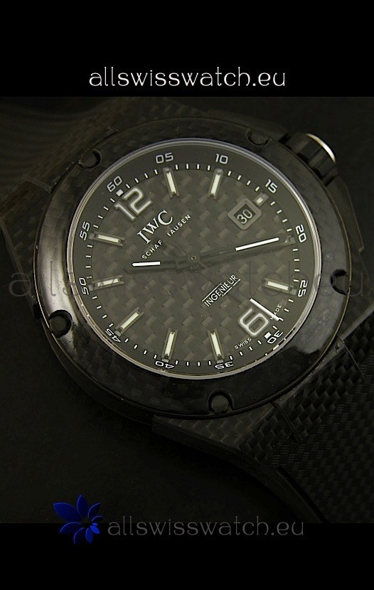 IMG_9081 IWC Ingenieur Carbon Casingin Black Carbon Dial Replica 6