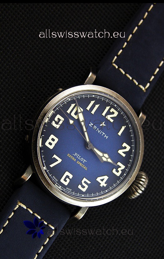IMG_9081 Zenith Pilot Type 20 Extra Special Blue Dial40MM Replica 6