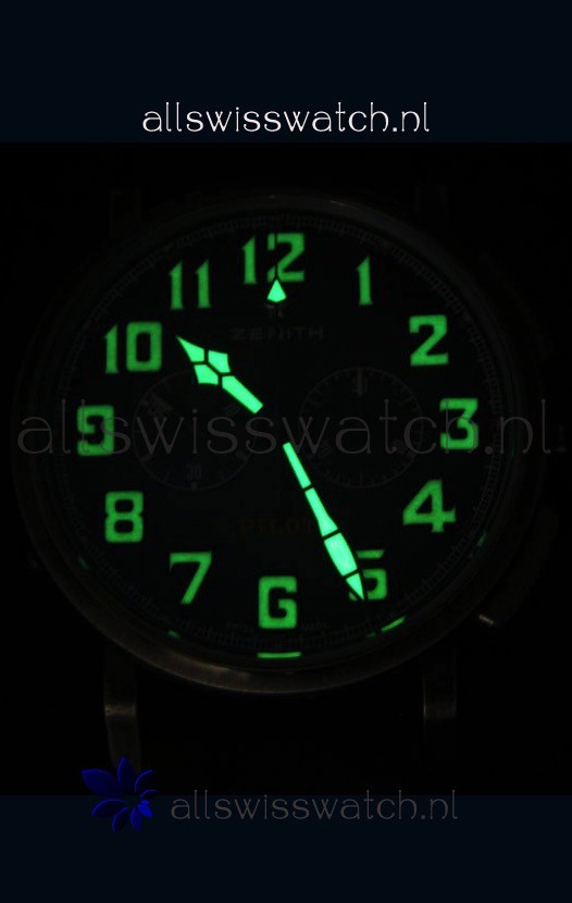 IMG_9081 Zenith Pilot Heritage Edition Ton-Up 1:1 Mirror Replica 6