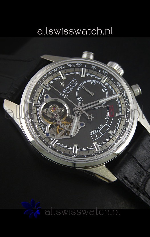 IMG_9081 Zenith El Primero Chronomaster Handwind Power Reserve 42MM Grey Dial Replica 6