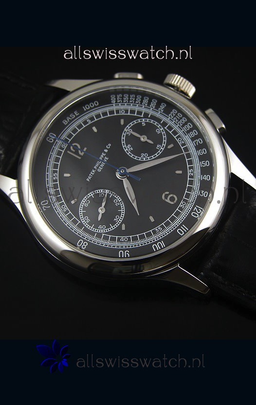 IMG_9081 Patek Philippe Complications 5170G Black Dial Replica 6