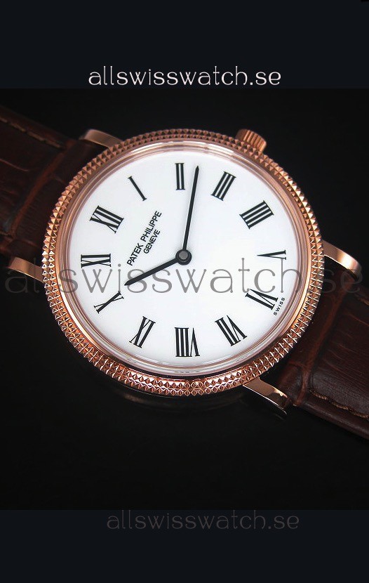 IMG_9081 Patek Philippe 5120J Calatrava Mens Rose Gold 1:1 Mirror Replica 6