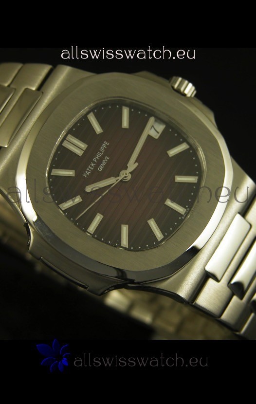 IMG_9081 Patek Philippe Nautilus 5711 Jumbo Burgundy - 1:1 Ultimate Mirror Replica 6