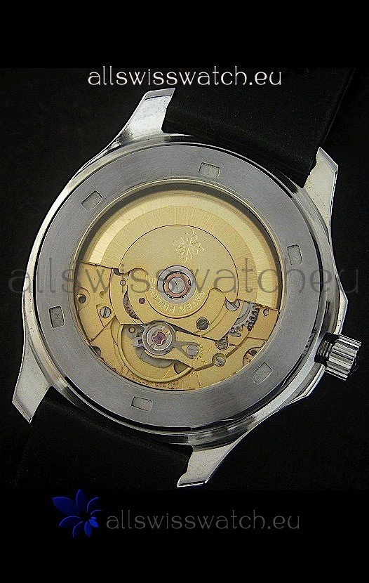 IMG_9081 Patek Philippe Aquanaut in Black Dial Replica 6