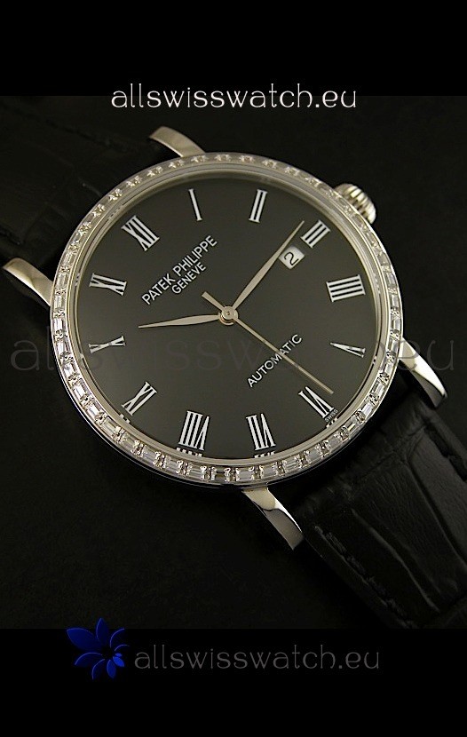 IMG_9081 Patek Philippe Calatrava 5120in Steel Casing - Roman Hours Replica 6