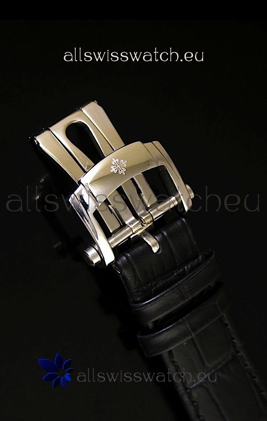IMG_9081 Patek Philippe Calatrava 5298in Steel Casing - Diamonds Hours Replica 6