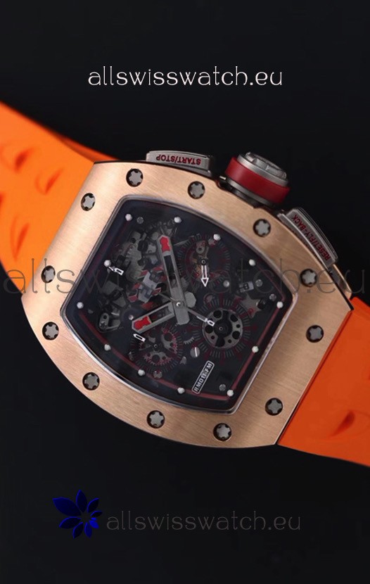 IMG_9081 Richard Mille RM011-FM Felipe Massa Rose Gold Casing Replica 6