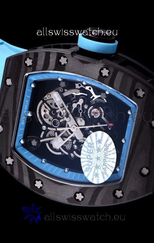 Richard Mille RM055 Blue Legend Carbon Casing Replica 6