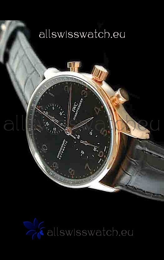 IMG_9081 IWC Portuguese Chronographin Black Dial Replica 6