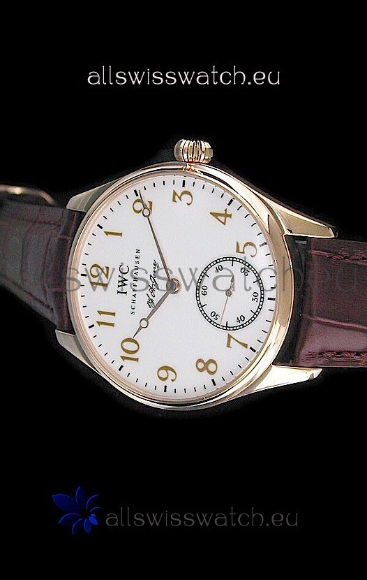 IMG_9081 IWC Portuguese in Rose Gold Casing Replica 6