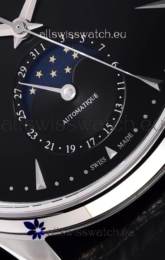 IMG_9081 Jaeger LeCoultre Master Ultra Thin Moon Stainless Steel 1:1 Mirror Replica 6