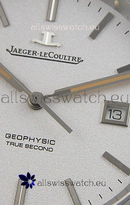 IMG_9081 Jaeger LeCoultre Geophysic True Second Steel Case White Dial Replica 6