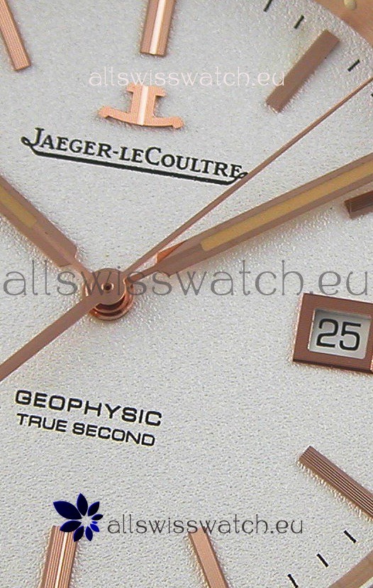 IMG_9081 Jaeger LeCoultre Geophysic True Second Pink GoldWhite Dial Replica 6