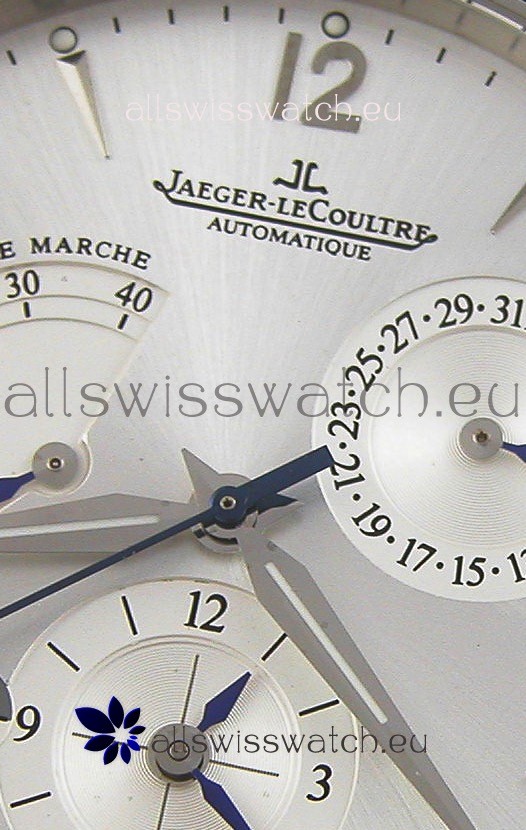 IMG_9081 Jaeger LeCoultre Master Geographic Power Reserve Steel Case Steel Dial Replica 6