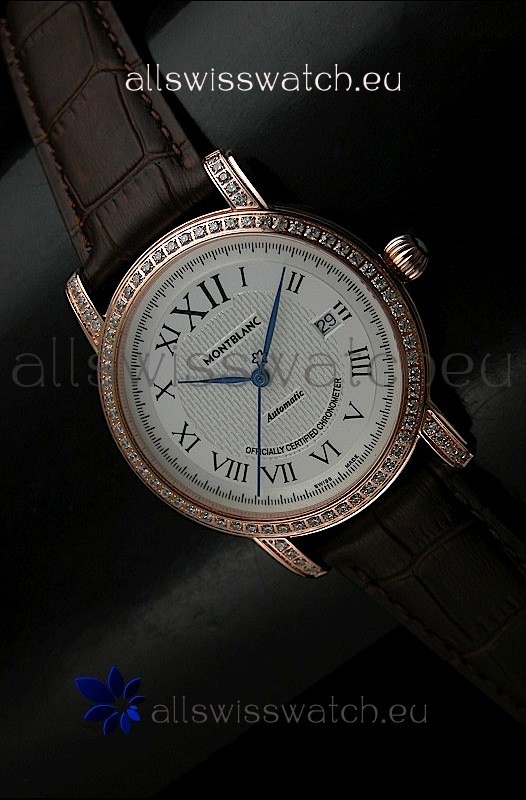 IMG_9081 Mont Blanc Automatic in Rose Gold Replica 6