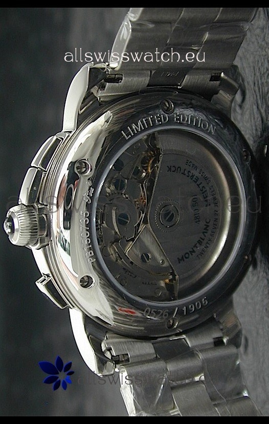 IMG_9081 Mont Blanc Meisterstuck Star GMT in Black Dial Replica 6