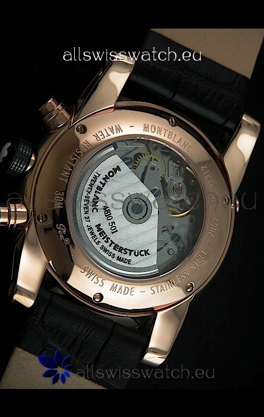 IMG_9081 Mont Blanc Timewalker in Rose Gold Case - Ultimate Mirror Replica 6