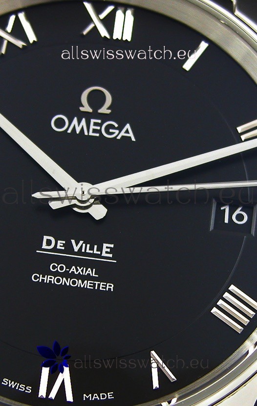 IMG_9081 Omega De-Ville Annual Calendar Co-Axial1:1 Mirror Edition in Black Dial Replica 6