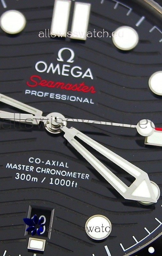 IMG_9081 Omega Seamaster 300M Co-Axial Master Chronometer BLACK 1:1 Mirror Replica 6