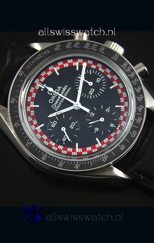 IMG_9081 Omega Speedmaster Tintin Moonwith Leather Strap Replica 6