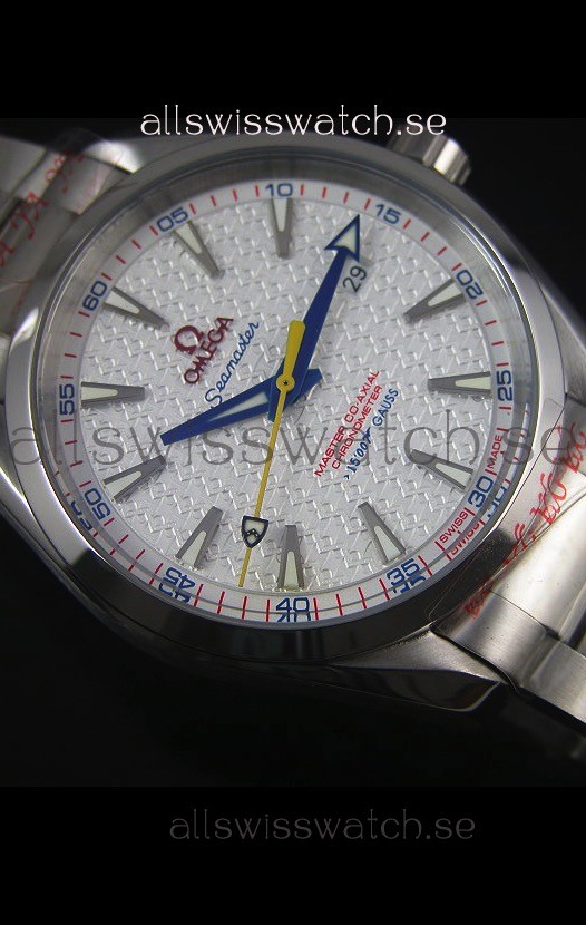 IMG_9081 Omega Seamaster Master Co-Axial Aqua Terra 007 Spectre 15007 Gauss Edition Replica 6