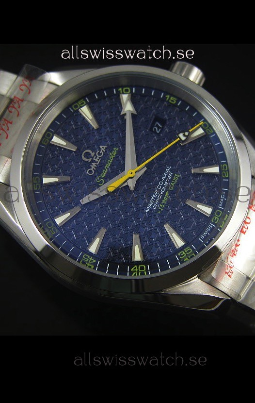 IMG_9081 Omega Seamaster Master Co-Axial Aqua Terra 007 Spectre 15007 Gauss Edition Replica 6