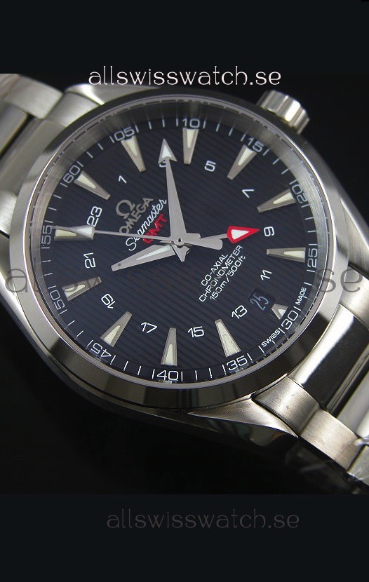 IMG_9081 Omega Seamaster COAX GMT Stainless Steel in Black Dial Replica 6