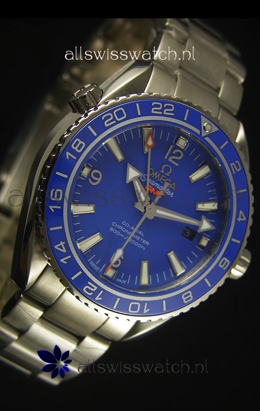 IMG_9081 Omega Planet Ocean GMT Blue- 1:1 Ultimate Mirror Edition Replica 6