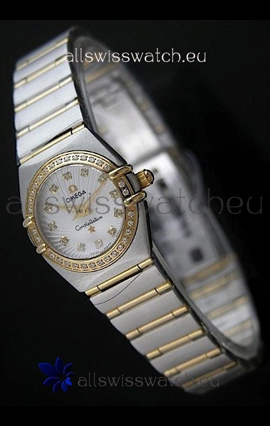 IMG_9081 Omega Constellation Chronometer Lady Two Tone - Real 18K Gold Replica 6