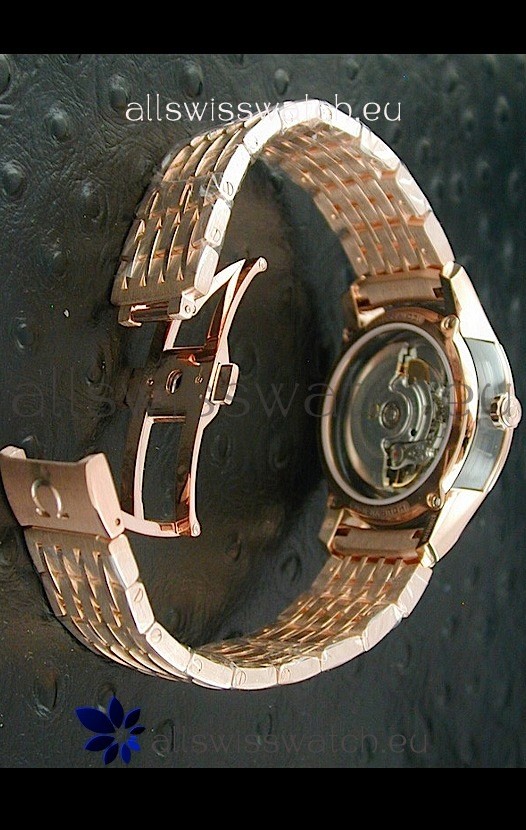 IMG_9081 Omega De Ville Hour Vision in Pink Gold Casing Replica 6