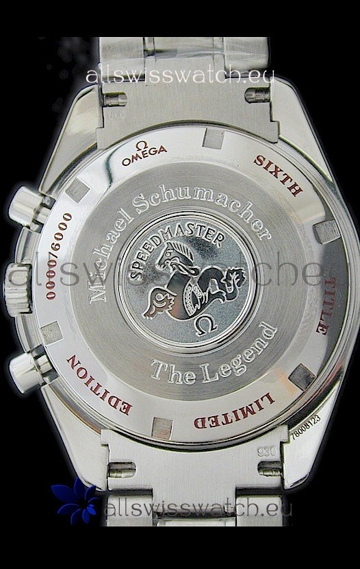 IMG_9081 Omega Speedmaster Machael Schumacher Edition in Black Dial Replica 6