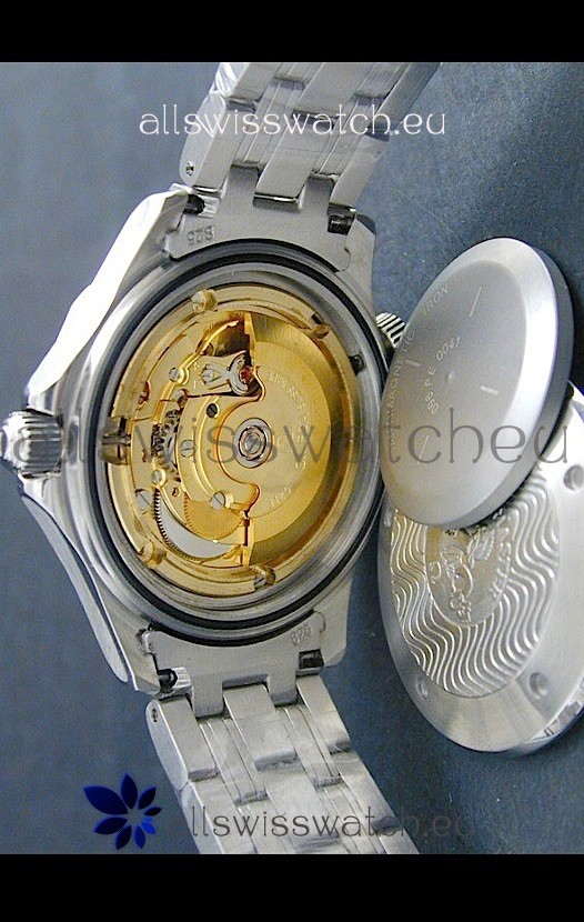 IMG_9081 Omega Seamaster GMT Professional in Black Dial Replica 6