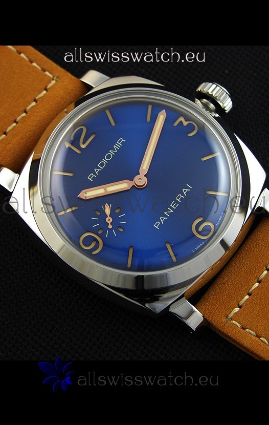 IMG_9081 Panerai Radiomir PAM690 1940 Steel Blue Dial 1:1 Mirror Replica 6