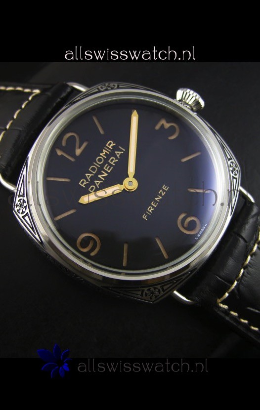 IMG_9081 Panerai PAM604 Radiomir Firenze 3 Days Acciaio - Unitas Movement Replica 6