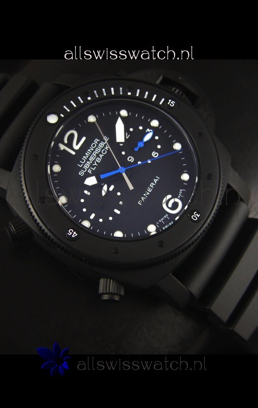 IMG_9081 Panerai Luminor Submersible PAM615 Flyback Replica 6