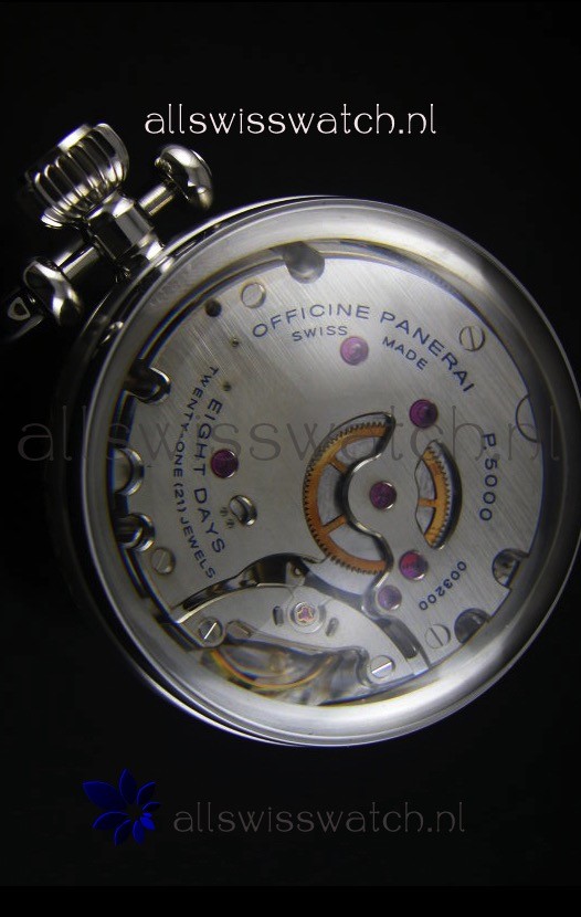 IMG_9081 Panerai Radiomir 8 Days PAM581 Table Clock with Box and Stand Replica 6