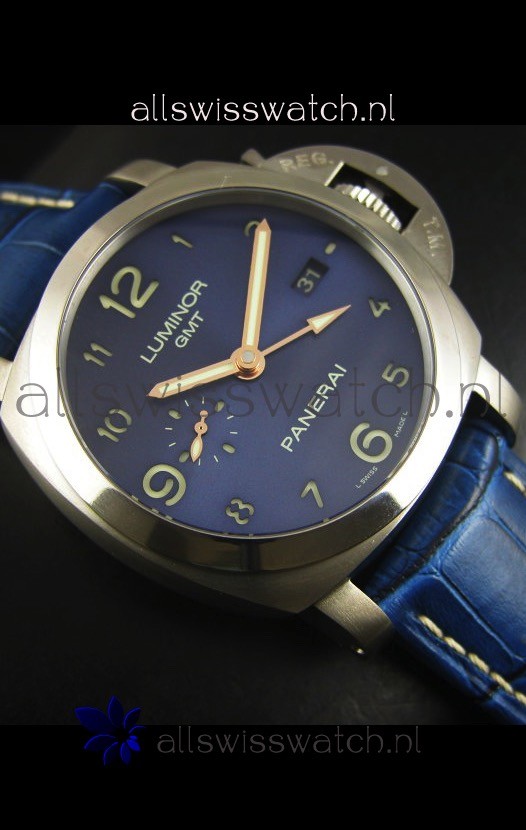 IMG_9081 Panerai Luminor Marina GMT PAM437L Titanium - 1:1 Mirror Replica 6