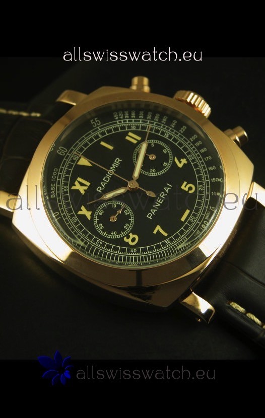 IMG_9081 Panerai Radiomir PAM519 1940 Chronograph Rose Gold Replica 6