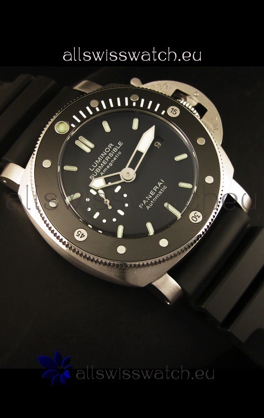 IMG_9081 Panerai Luminor Submersible Titanium - 1:1 Ultimate Mirror Replica 6
