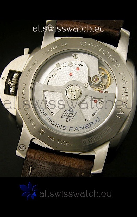 IMG_9081 Panerai Luminor PAM320L 1950 Edition 3 Days GMT Replica 6