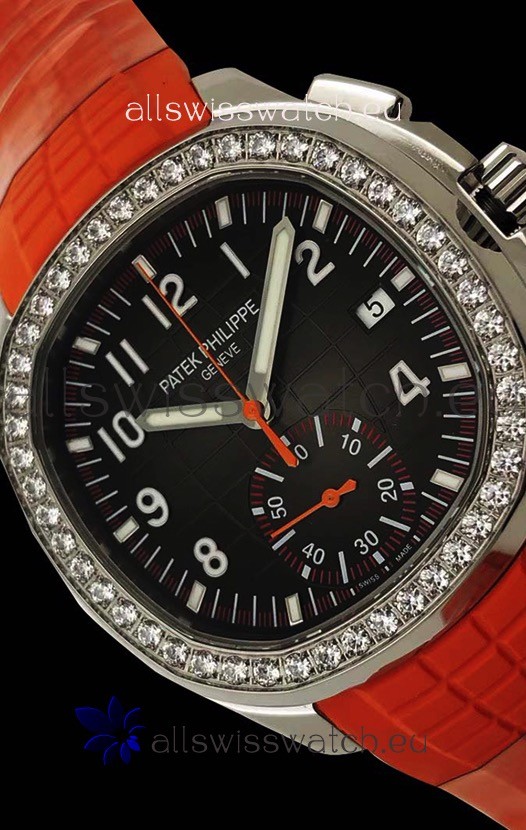 IMG_9081 Patek Philippe Aquanaut 5968A Chronograph 1:1 Mirror Replica 6