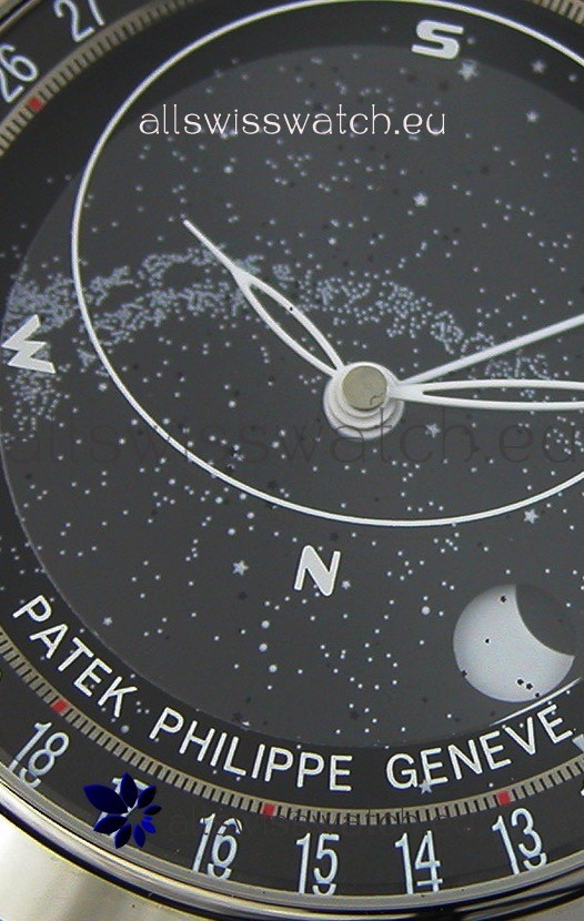 IMG_9081 Patek Philippe Grand Complication 6102P Celestial Moon Age Grey Dial Replica 6