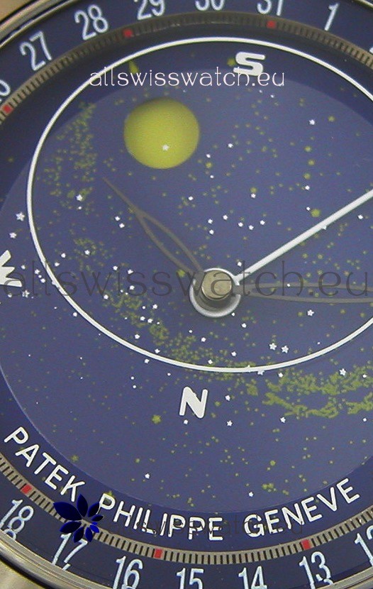 IMG_9081 Patek Philippe Grand Complication 6102P Celestial Moon Age Blue Dial Replica 6