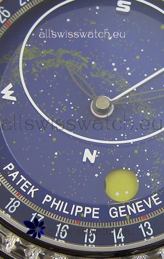 IMG_9081 Patek Philippe Grand Complication 6102P Celestial Moon Age Blue Dial Replica 6