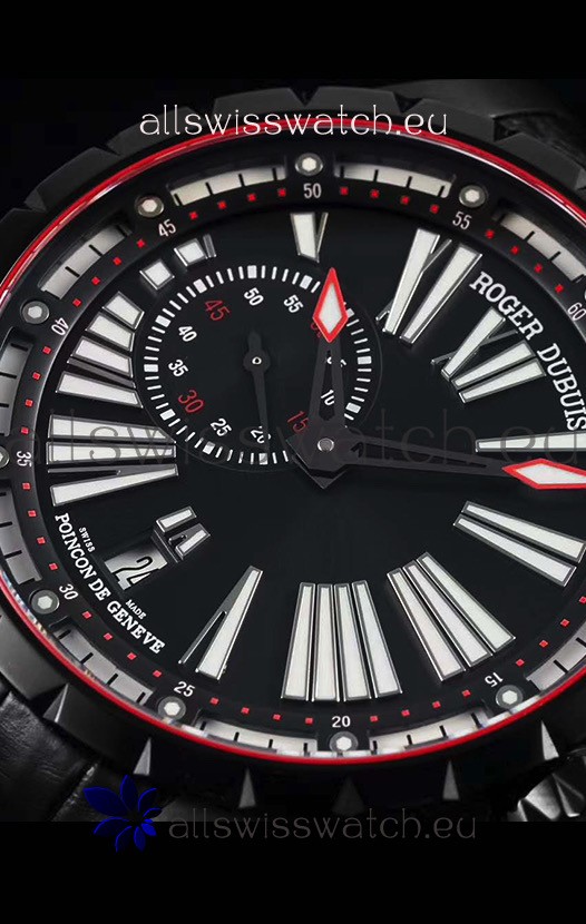 IMG_9081 Roger Dubuis Excalibur DLC Coated Casing 1:1 Mirror Replica 6